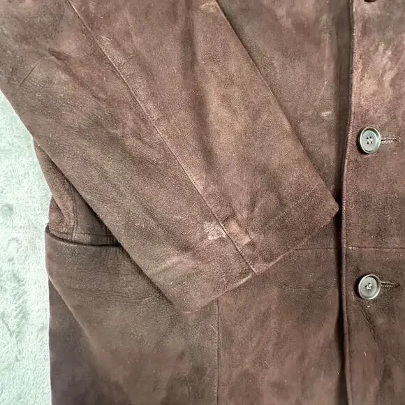 Robert Talbott Women’s Brown Suede Coat - Picture 8 of 8